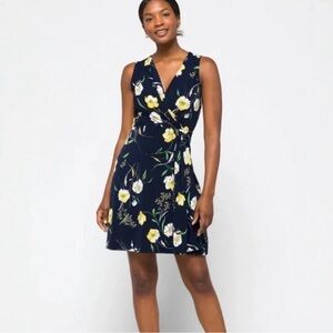 Stitch Fix Kaileigh Navy Floral Mini Dress size‎ Small